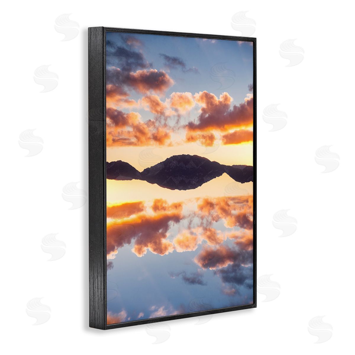 Robin Vandenabeele Vibrant Sunset Reflection Canvas Wall Art Print