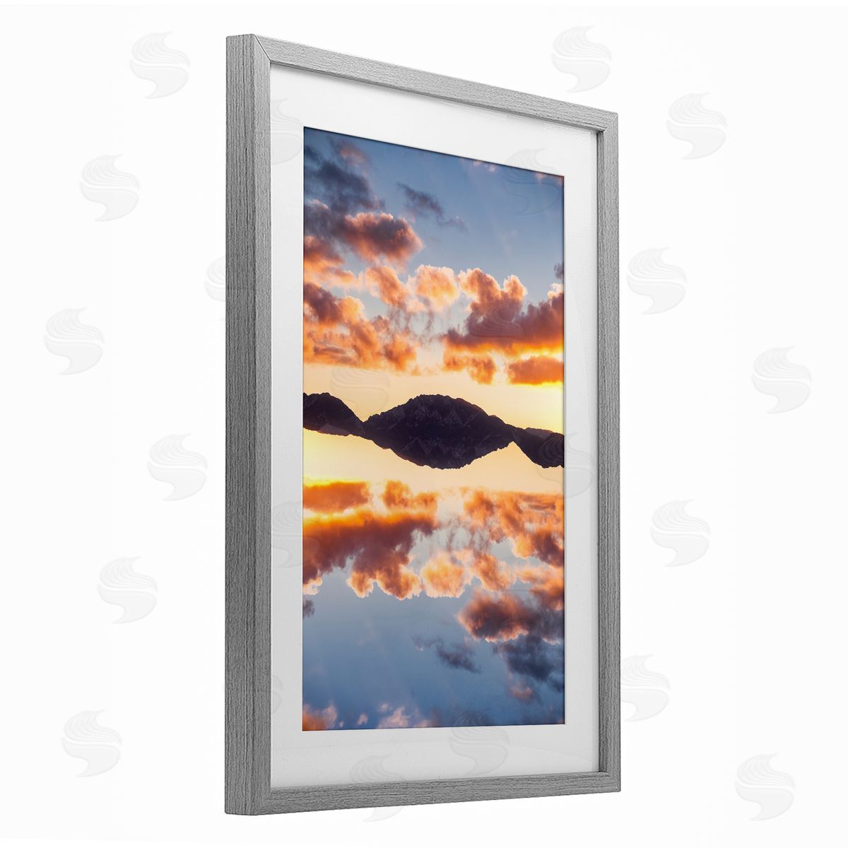 Robin Vandenabeele Vibrant Sunset Reflection Canvas Wall Art Print