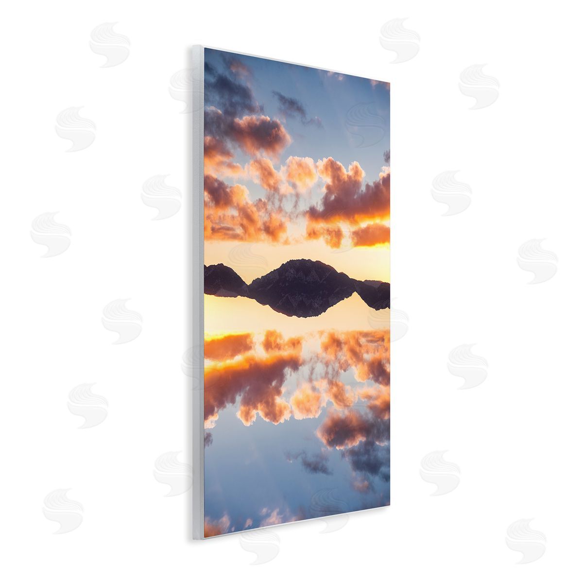 Robin Vandenabeele Vibrant Sunset Reflection Canvas Wall Art Print