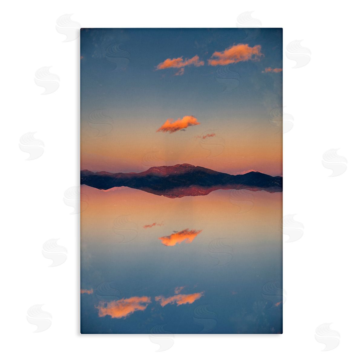 Robin Vandenabeele Vertical Symmetry Sunset Canvas Wall Art Print