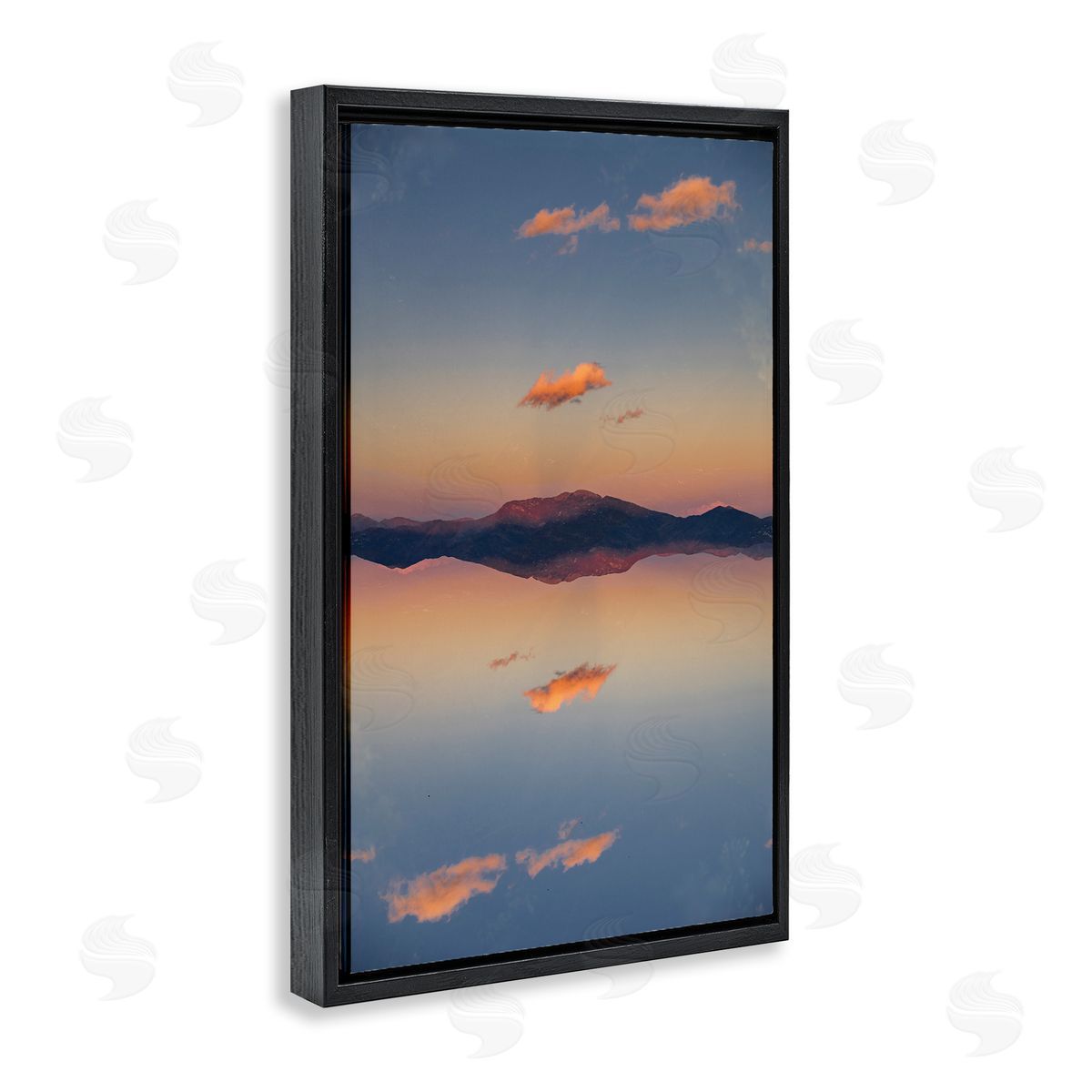 Robin Vandenabeele Vertical Symmetry Sunset Canvas Wall Art Print