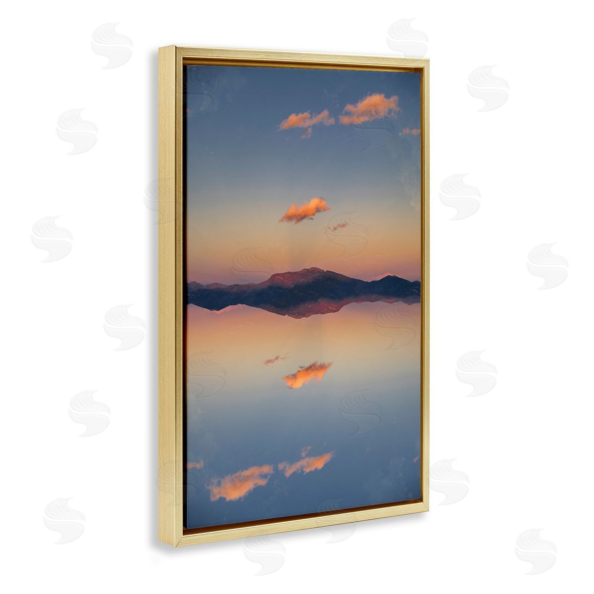Robin Vandenabeele Vertical Symmetry Sunset Canvas Wall Art Print