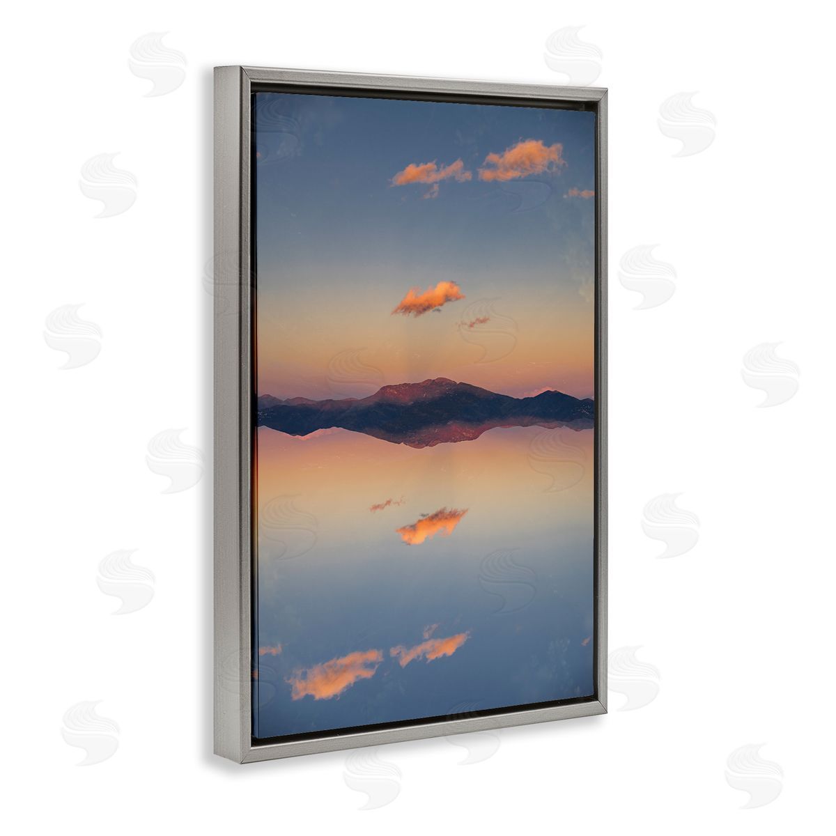 Robin Vandenabeele Vertical Symmetry Sunset Canvas Wall Art Print