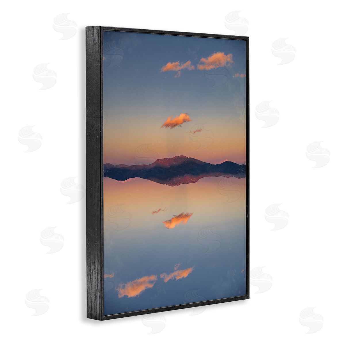 Robin Vandenabeele Vertical Symmetry Sunset Canvas Wall Art Print
