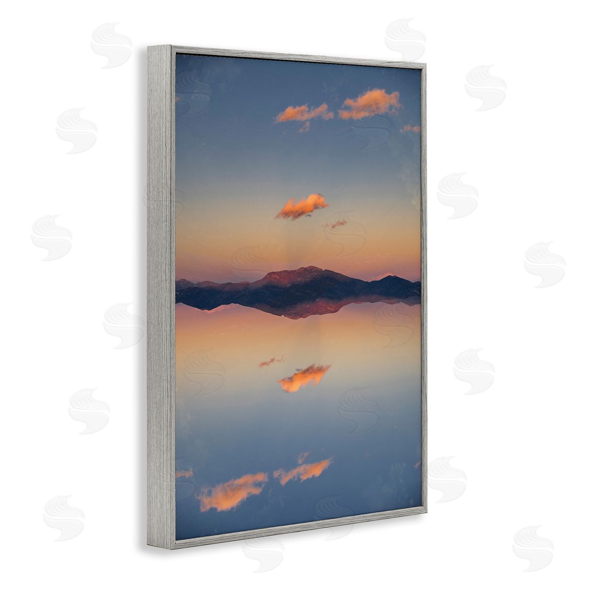 Robin Vandenabeele Vertical Symmetry Sunset Canvas Wall Art Print