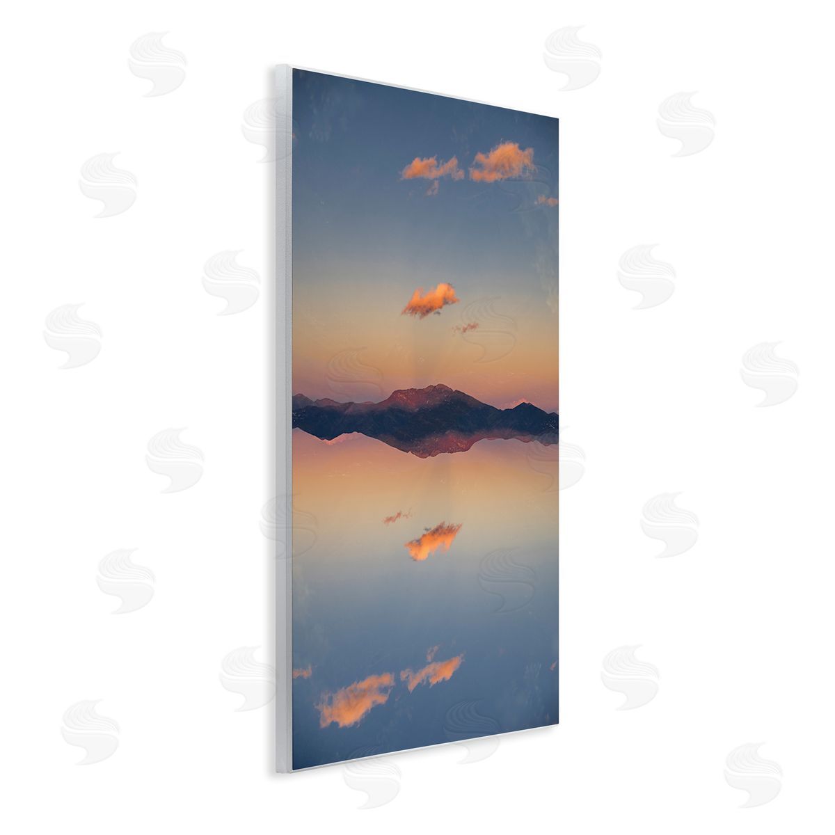 Robin Vandenabeele Vertical Symmetry Sunset Canvas Wall Art Print
