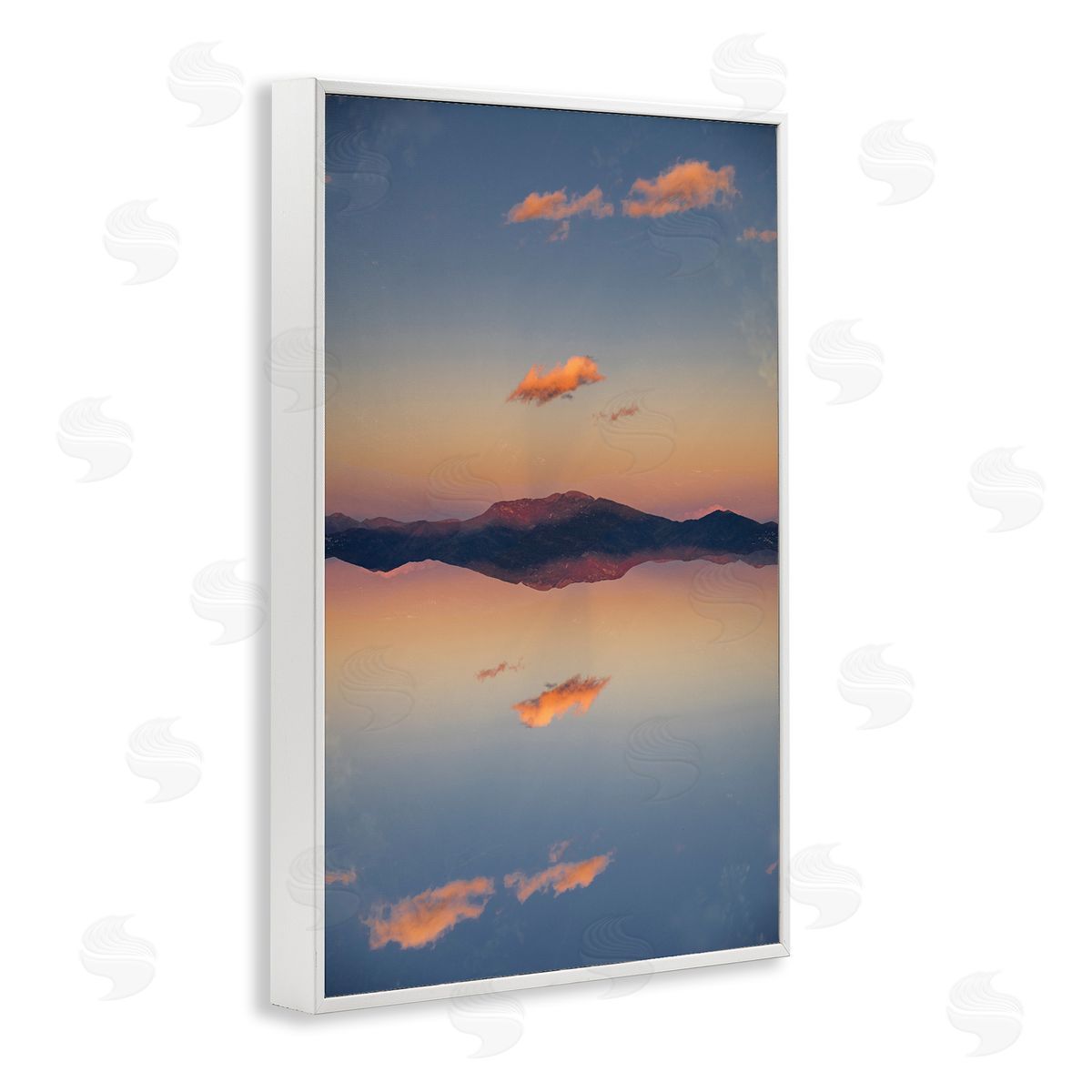 Robin Vandenabeele Vertical Symmetry Sunset Canvas Wall Art Print