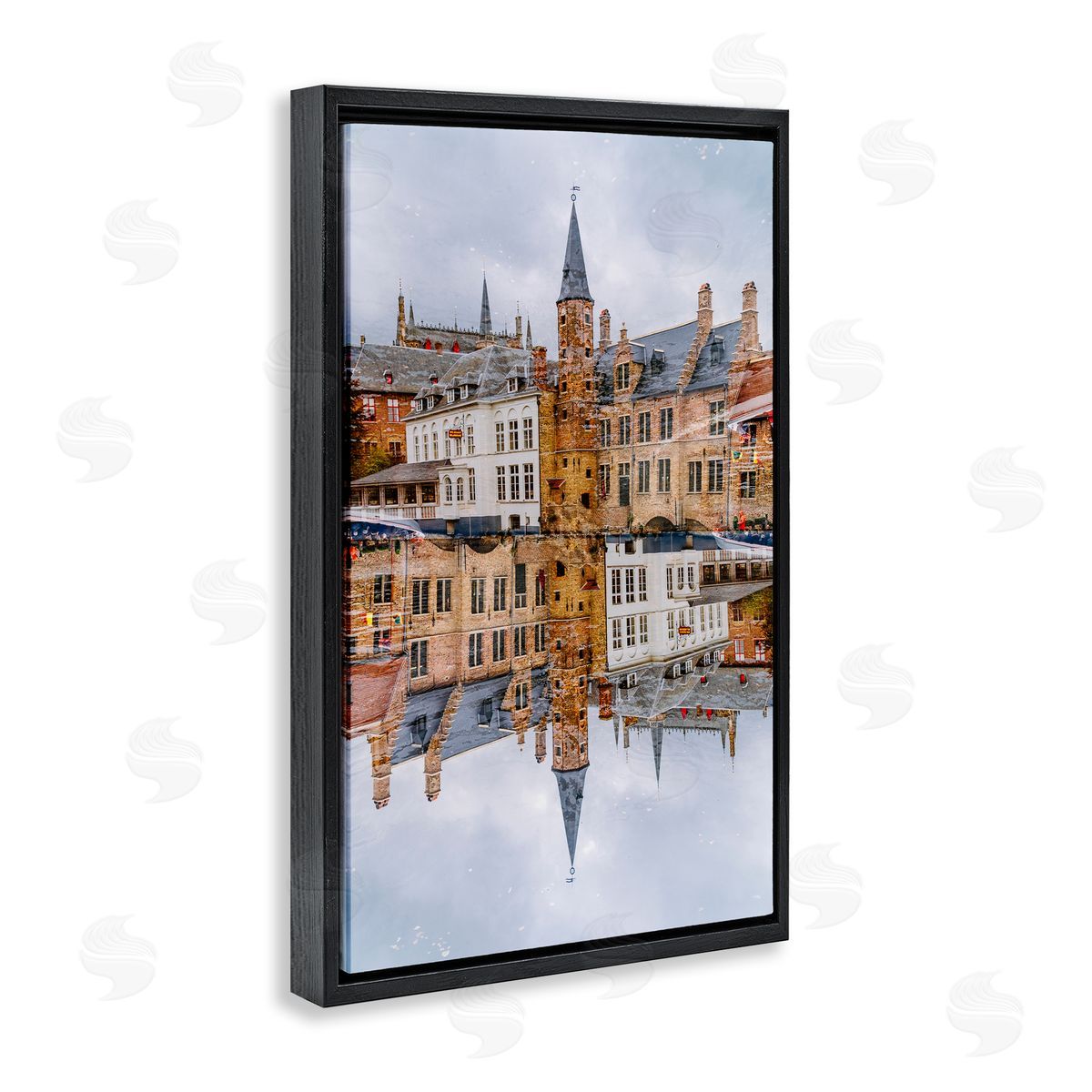 Robin Vandenabeele Historical Architecture Reflection Canvas Wall Art Print