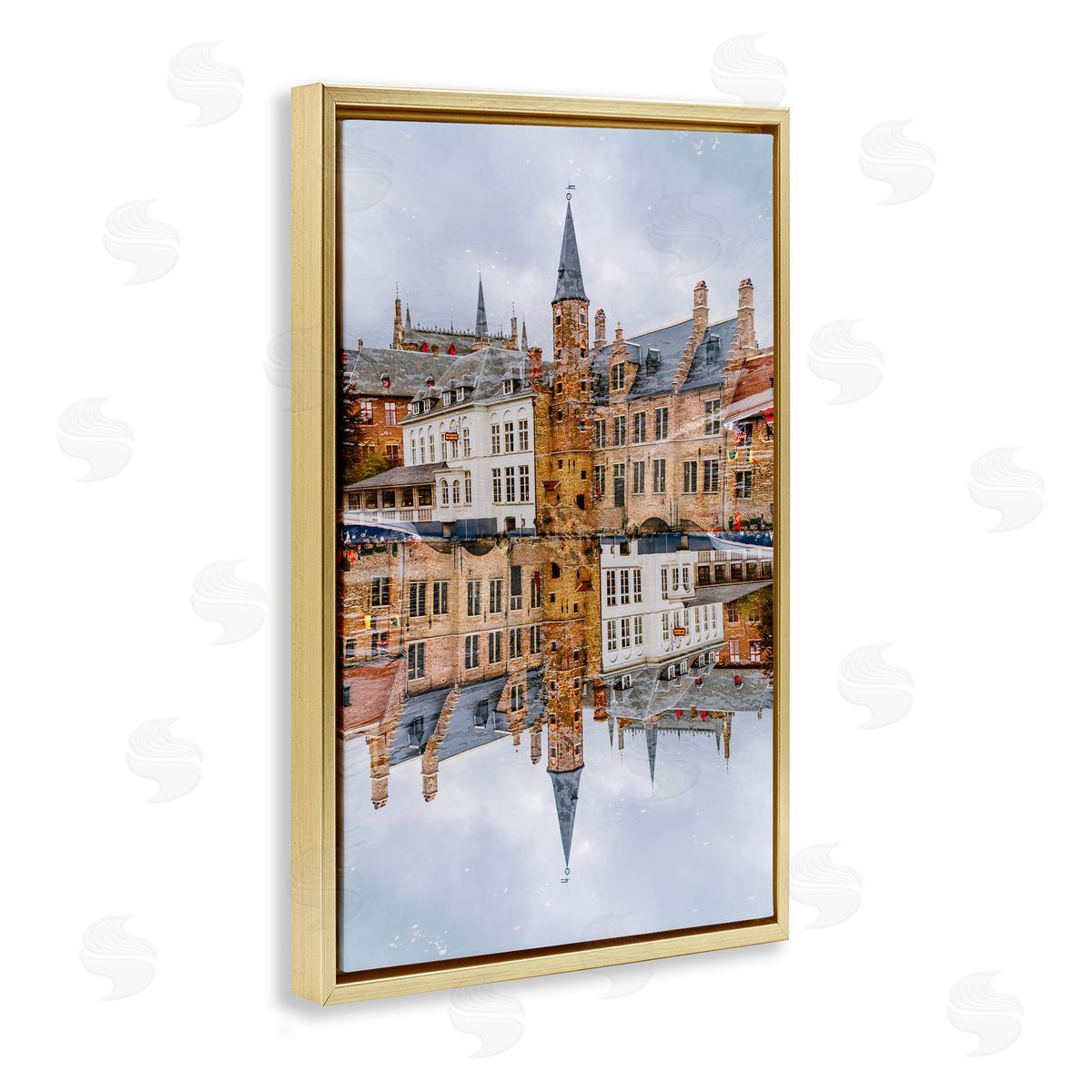 Robin Vandenabeele Historical Architecture Reflection Canvas Wall Art Print