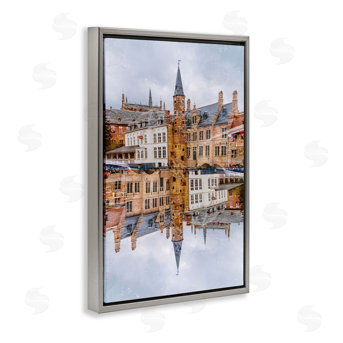 Robin Vandenabeele Historical Architecture Reflection Canvas Wall Art Print