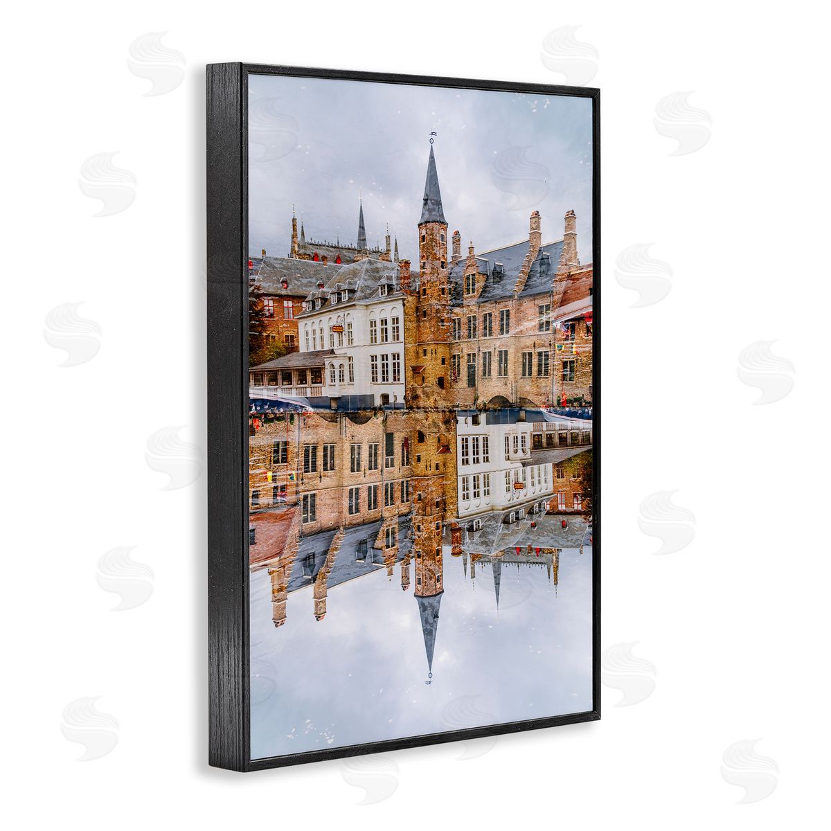Robin Vandenabeele Historical Architecture Reflection Canvas Wall Art Print