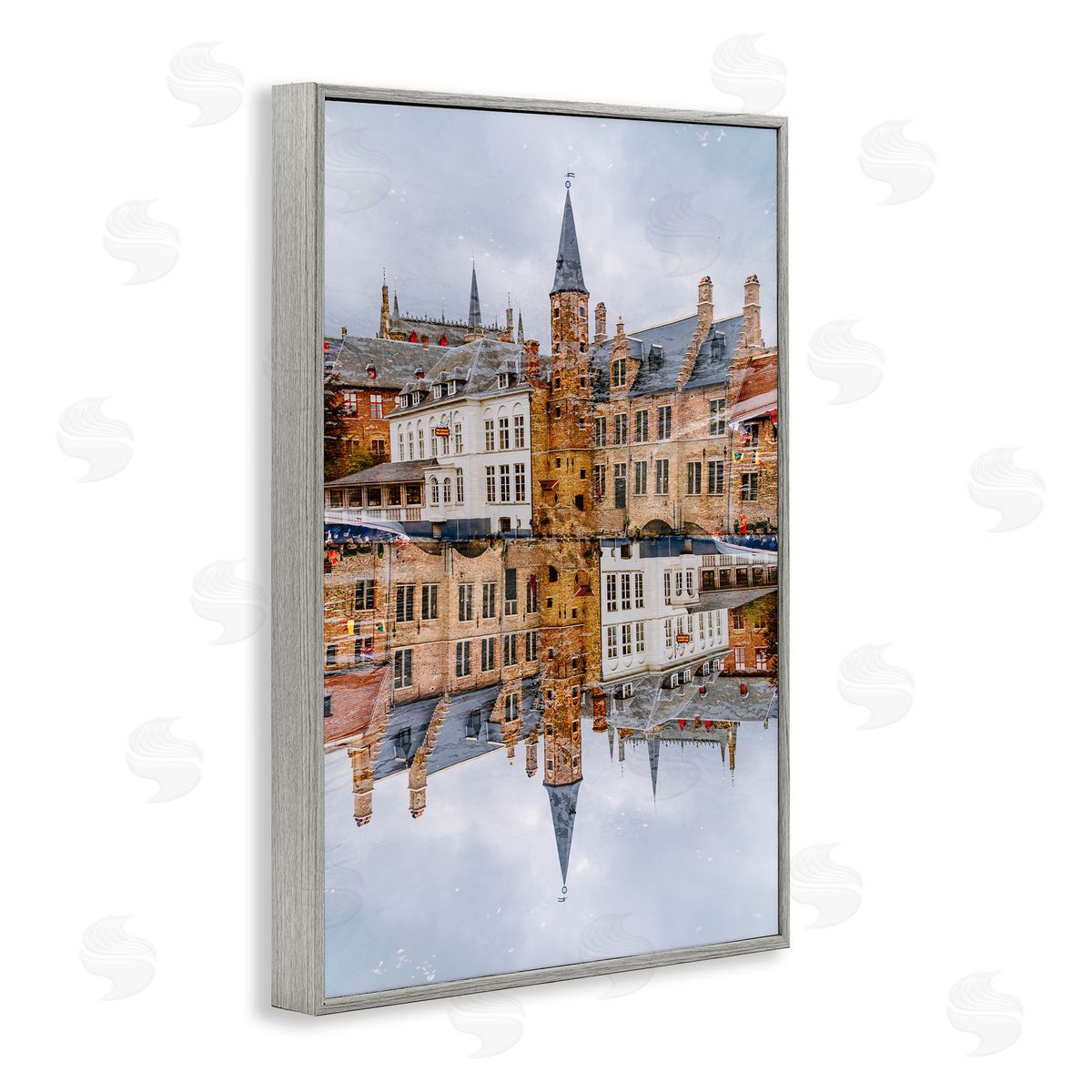 Robin Vandenabeele Historical Architecture Reflection Canvas Wall Art Print