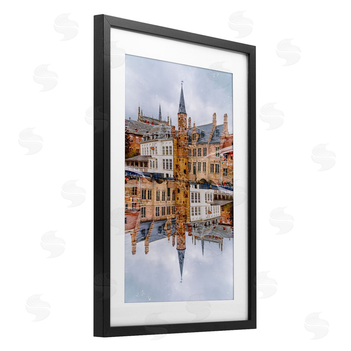 Robin Vandenabeele Historical Architecture Reflection Canvas Wall Art Print