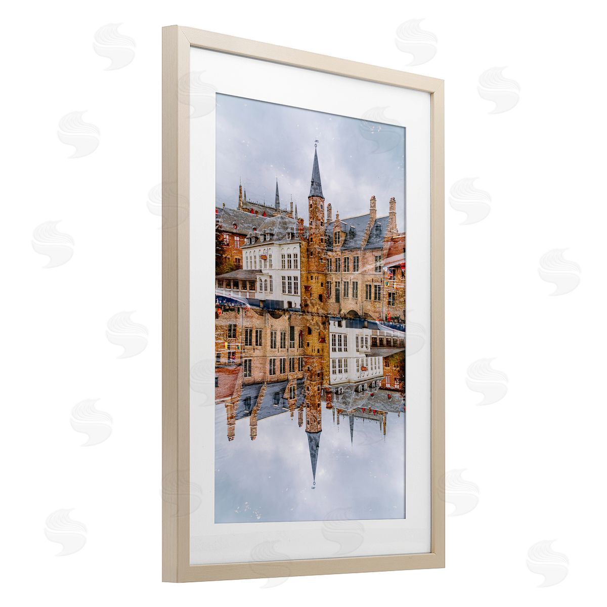 Robin Vandenabeele Historical Architecture Reflection Canvas Wall Art Print