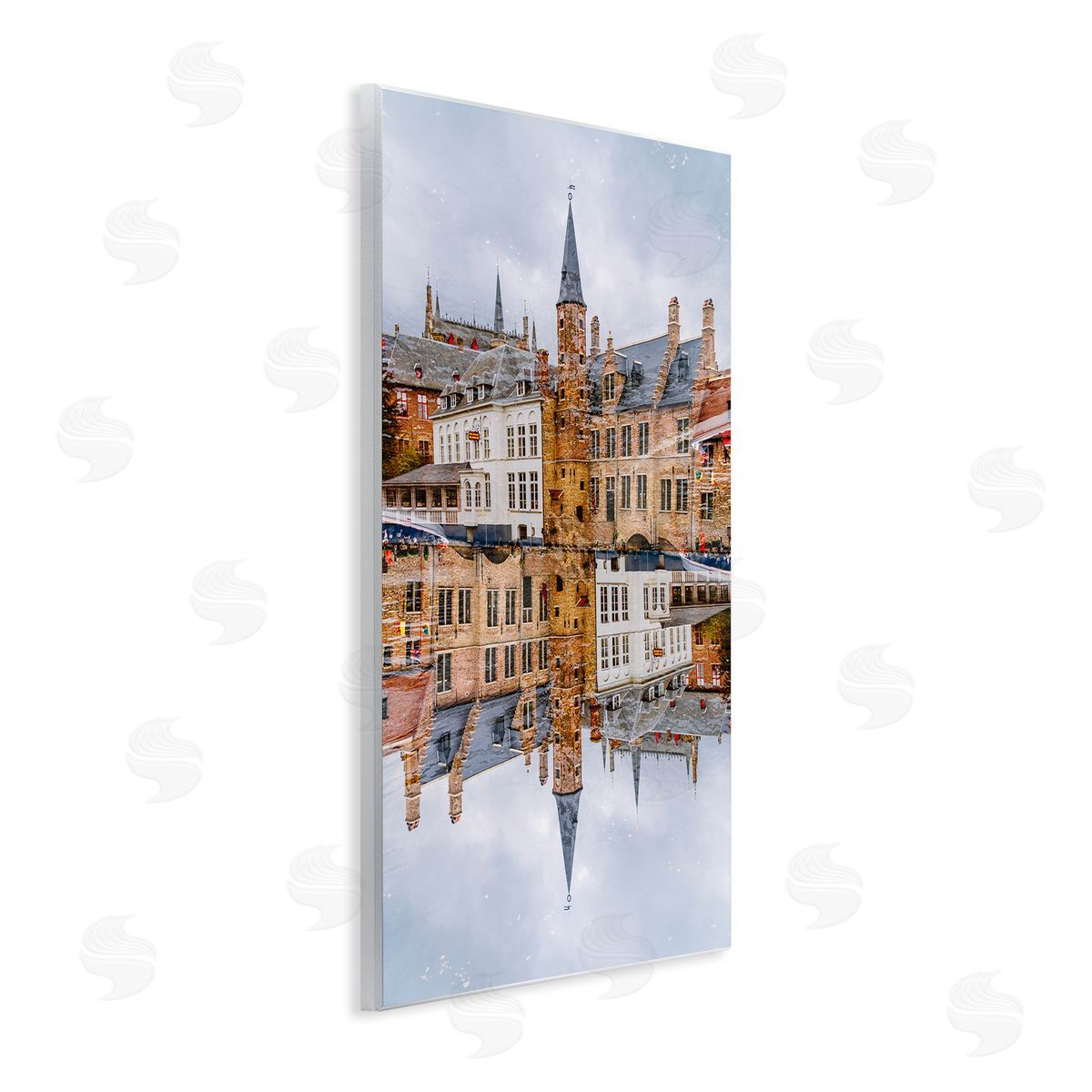 Robin Vandenabeele Historical Architecture Reflection Canvas Wall Art Print