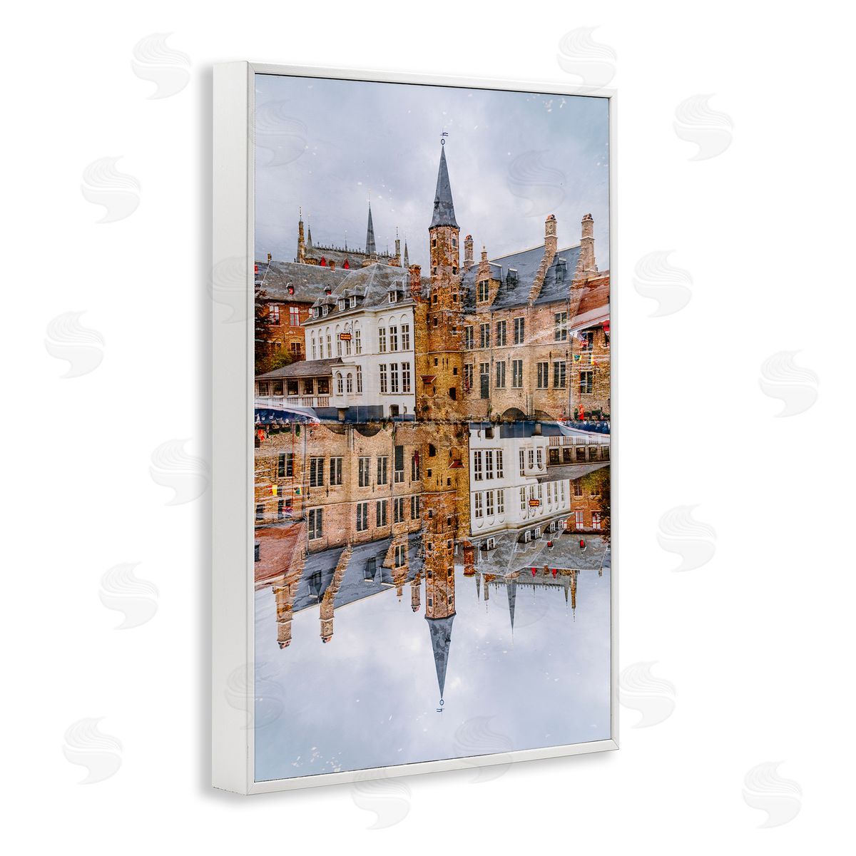 Robin Vandenabeele Historical Architecture Reflection Canvas Wall Art Print