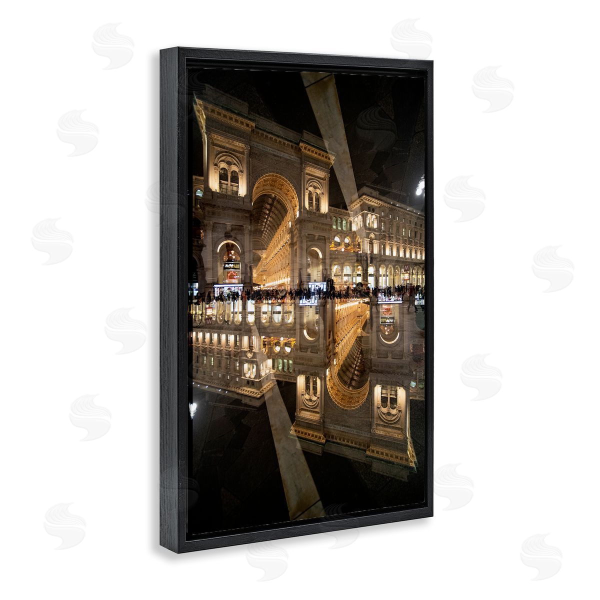 Robin Vandenabeele Illuminated Architecture Symmetry Canvas Wall Art Print