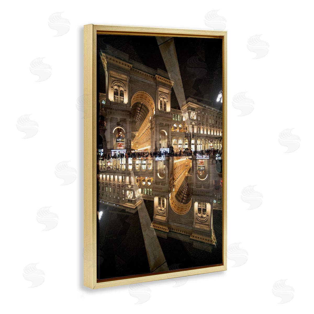 Robin Vandenabeele Illuminated Architecture Symmetry Canvas Wall Art Print