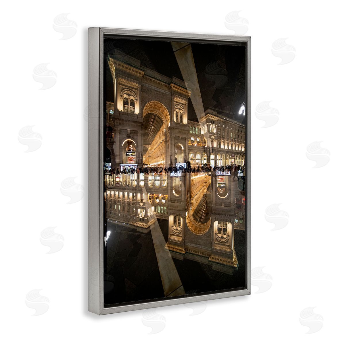 Robin Vandenabeele Illuminated Architecture Symmetry Canvas Wall Art Print