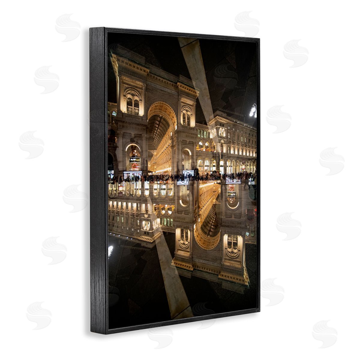 Robin Vandenabeele Illuminated Architecture Symmetry Canvas Wall Art Print