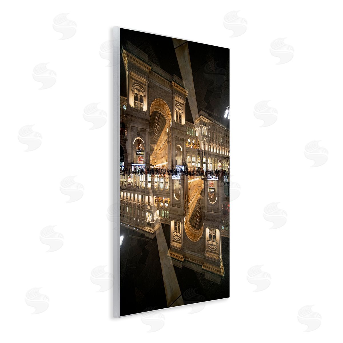 Robin Vandenabeele Illuminated Architecture Symmetry Canvas Wall Art Print