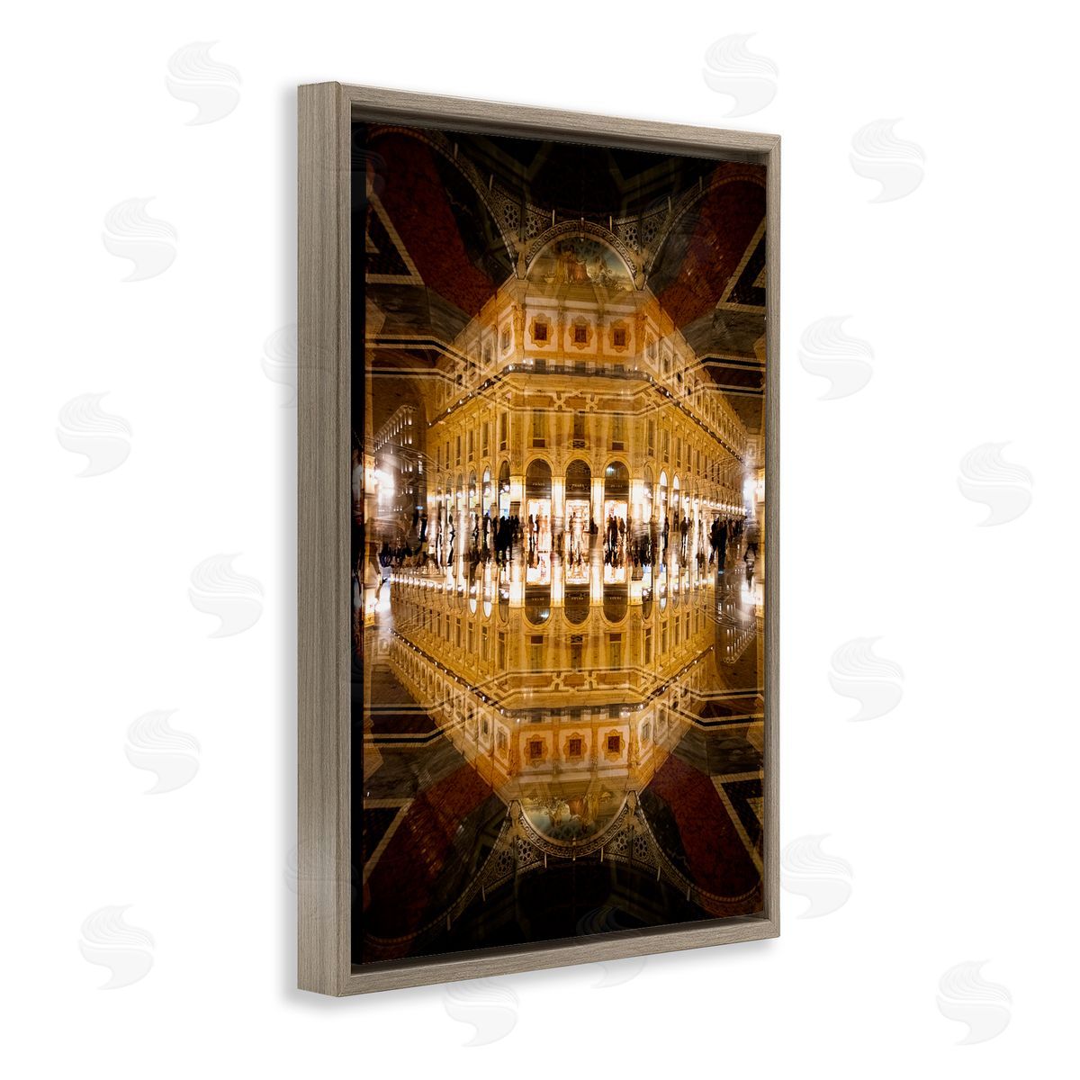 Robin Vandenabeele Illuminated Lobby Mirage Canvas Wall Art Print