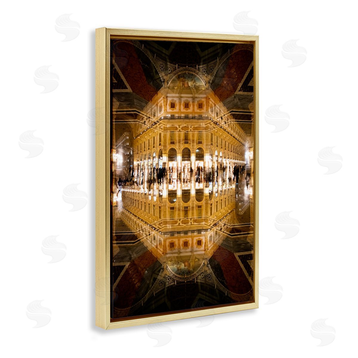 Robin Vandenabeele Illuminated Lobby Mirage Canvas Wall Art Print