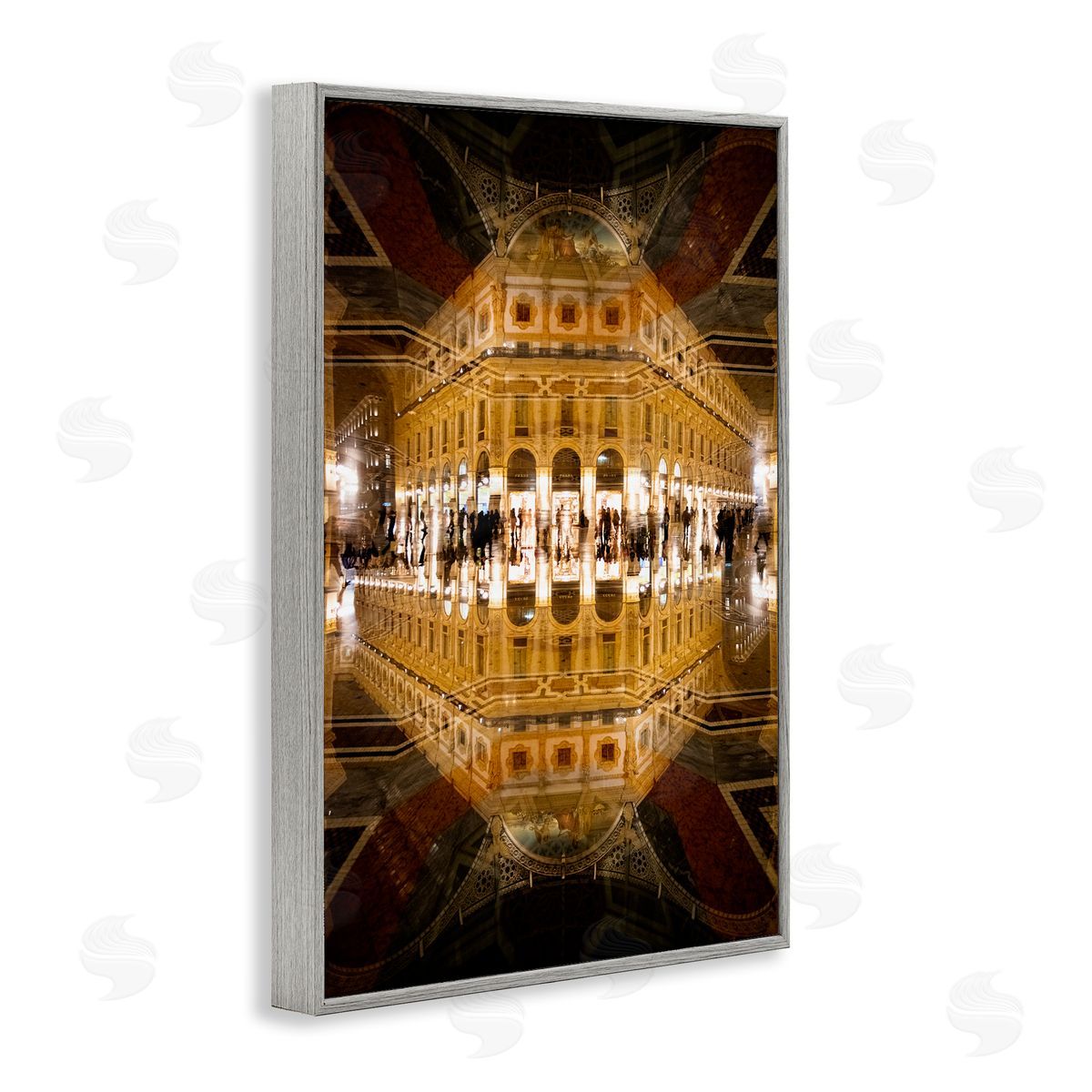 Robin Vandenabeele Illuminated Lobby Mirage Canvas Wall Art Print