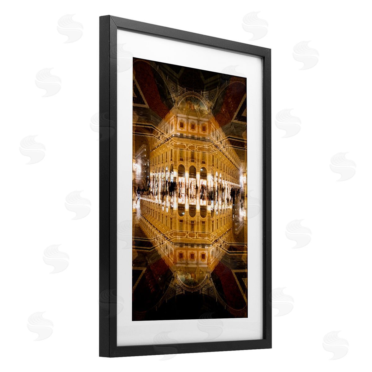 Robin Vandenabeele Illuminated Lobby Mirage Canvas Wall Art Print