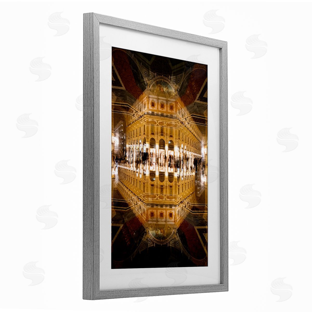 Robin Vandenabeele Illuminated Lobby Mirage Canvas Wall Art Print