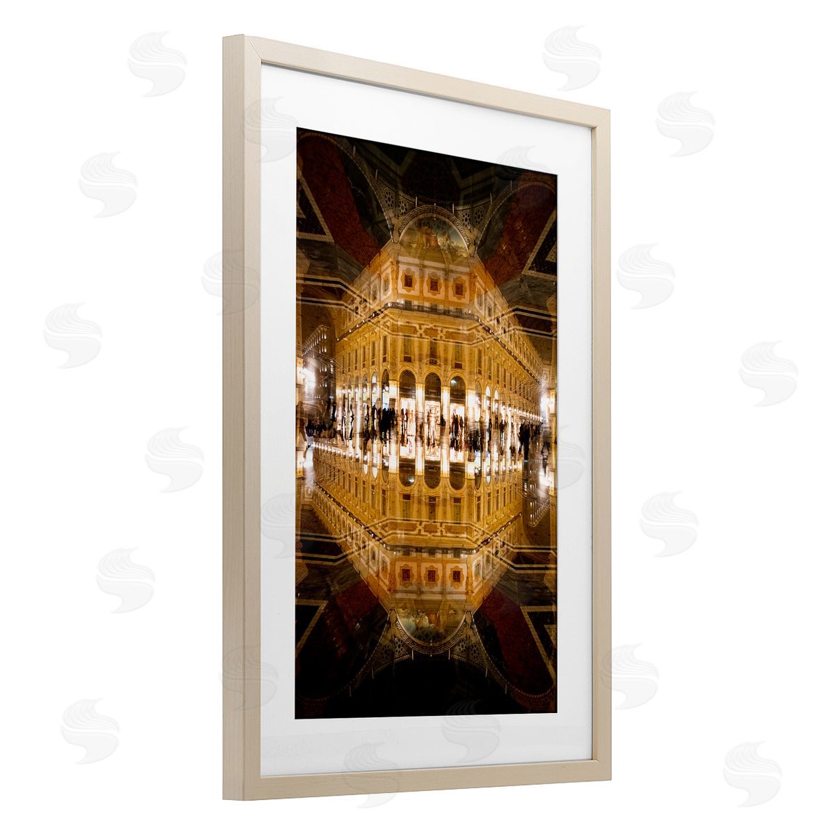 Robin Vandenabeele Illuminated Lobby Mirage Canvas Wall Art Print