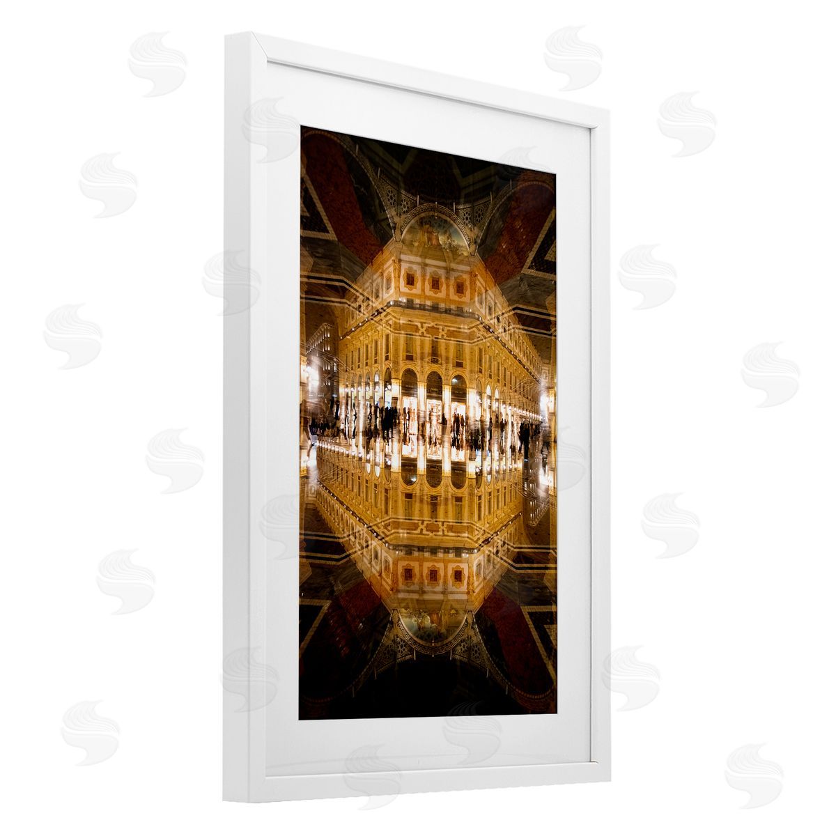 Robin Vandenabeele Illuminated Lobby Mirage Canvas Wall Art Print