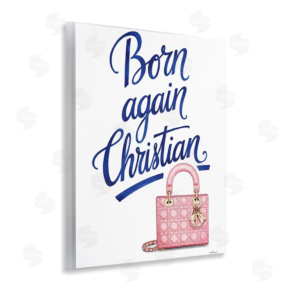 Amanda Greenwood Glam Born Again Christian Wooden Wall Plaque Art Print
