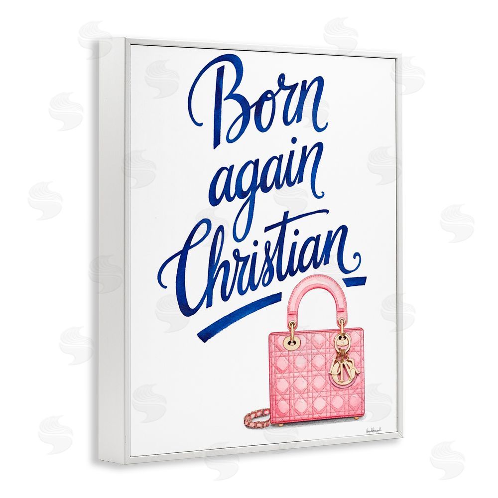 Amanda Greenwood Glam Born Again Christian White Framed Giclee Print Wall Art