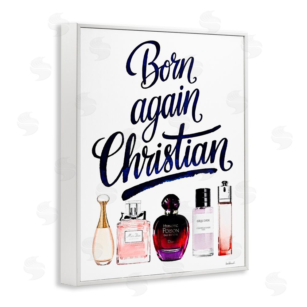 Amanda Greenwood Born Again Christian Skincare White Framed Giclee Print Wall Art