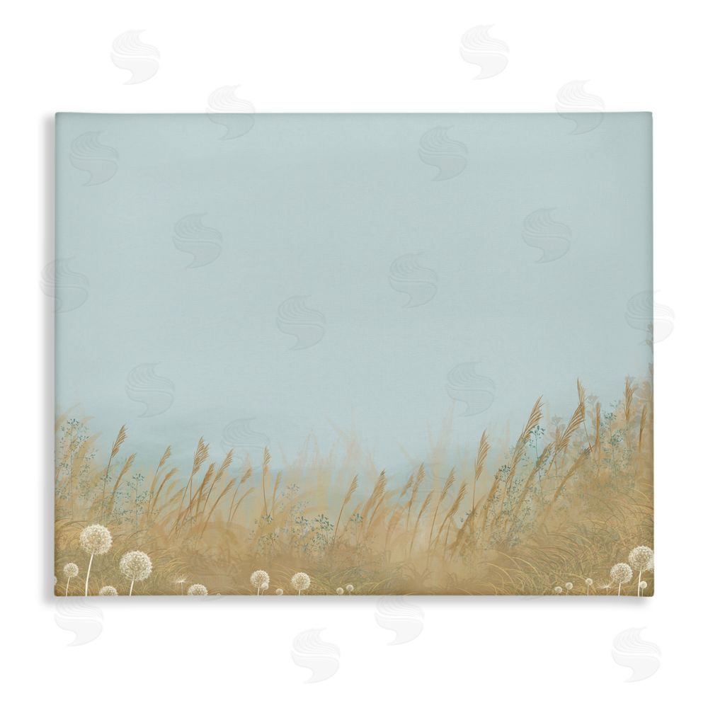 Renel Peters Misty Meadows Blowing in Wind Stretched Canvas Wall Art Print