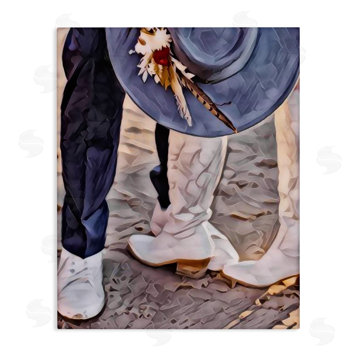 Jesse Keith Elope In The Desert Stretched Canvas Wall Art Print