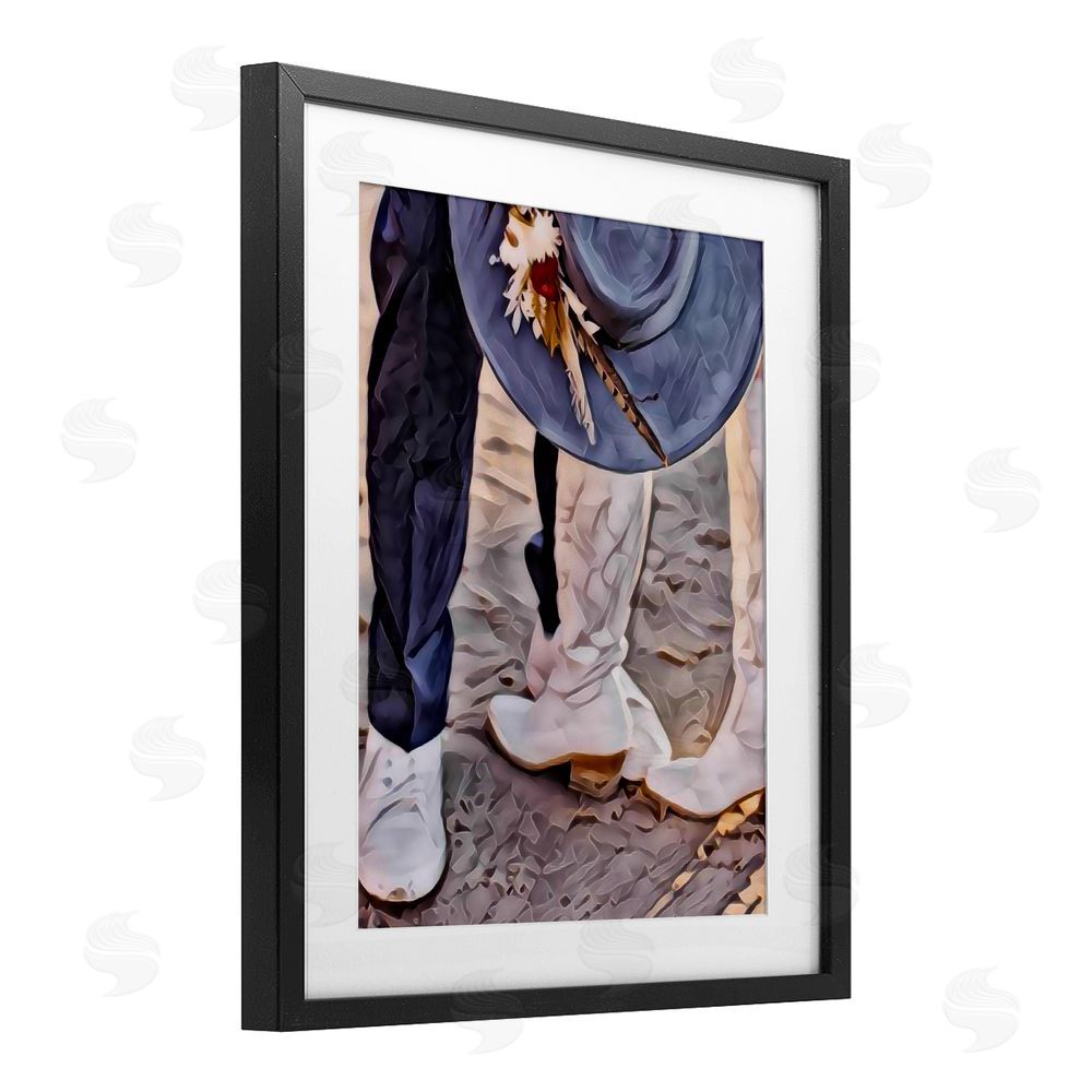 Jesse Keith Elope In The Desert Black Framed Print Under Glass Wall Art