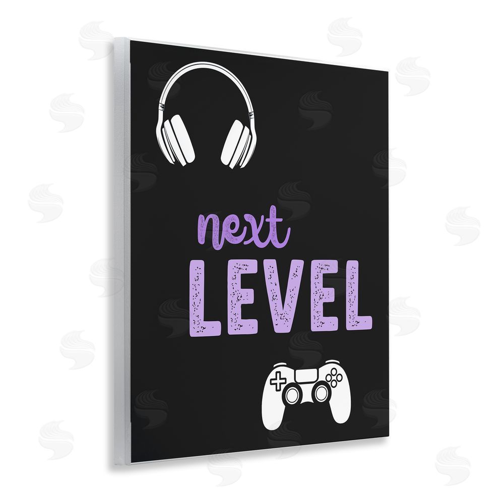 Christine Simpson Art Next Level Headset & Controller Wooden Wall Plaque Art Print