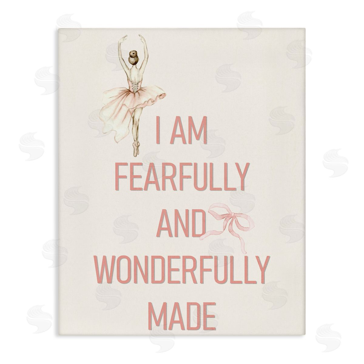 Kim Allen Wonderfully Made Ballerina Stretched Canvas Wall Art Print