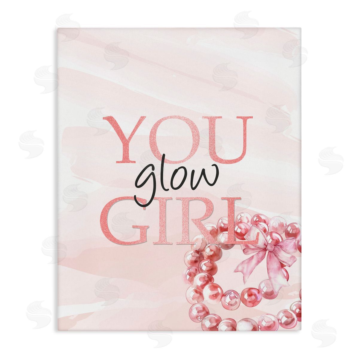 Kim Allen You Glow Girl Feminine Stretched Canvas Wall Art Print