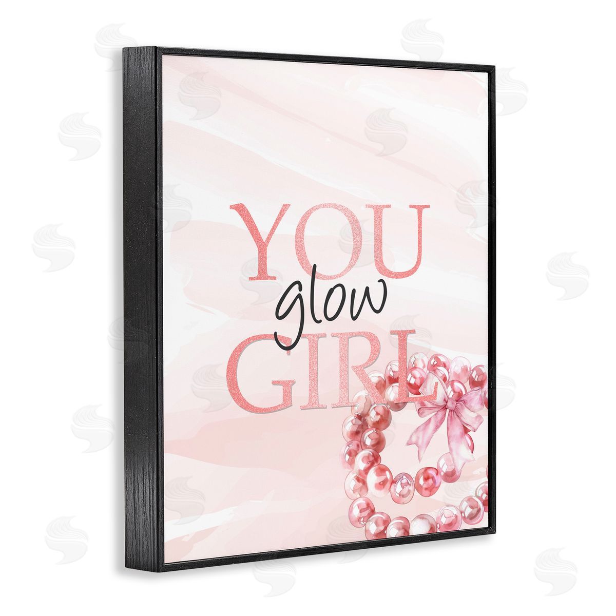 Kim Allen You Glow Girl Feminine Black Framed Giclee Print Wall Art