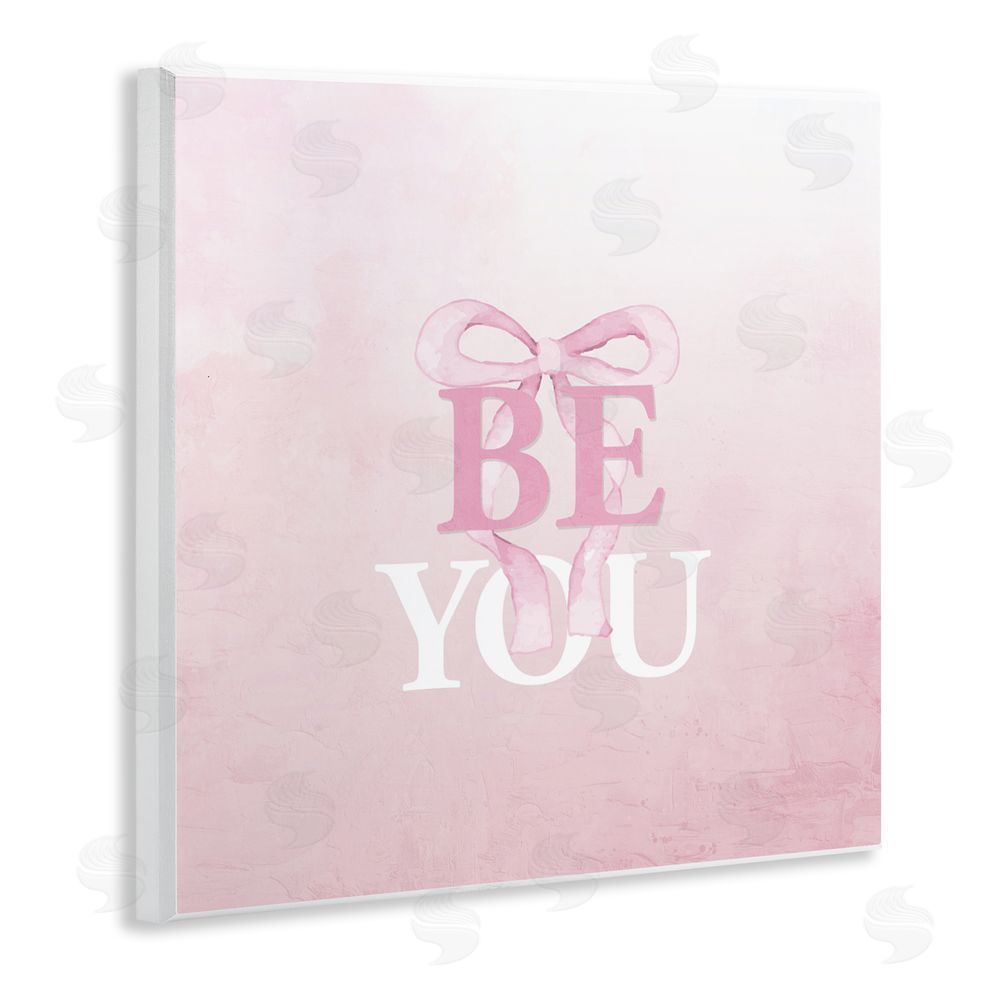 Kim Allen Feminine Be You Pastel Wooden Wall Plaque Art Print