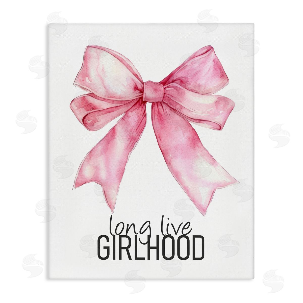 Kim Allen Long Live Girlhood Stretched Canvas Wall Art Print