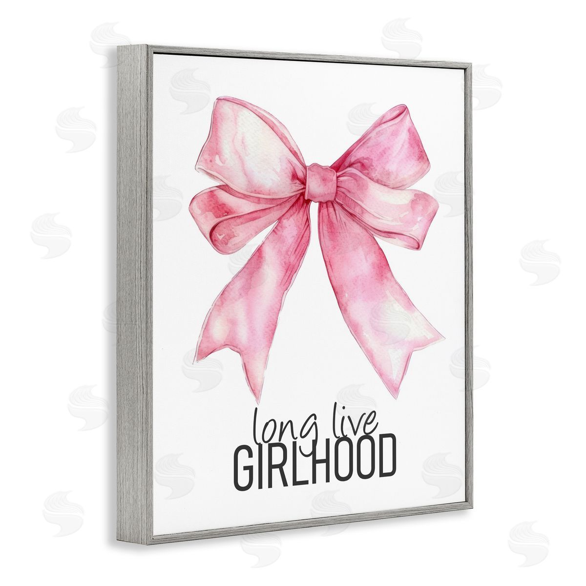 Kim Allen Long Live Girlhood Gray Framed Giclee Print Wall Art