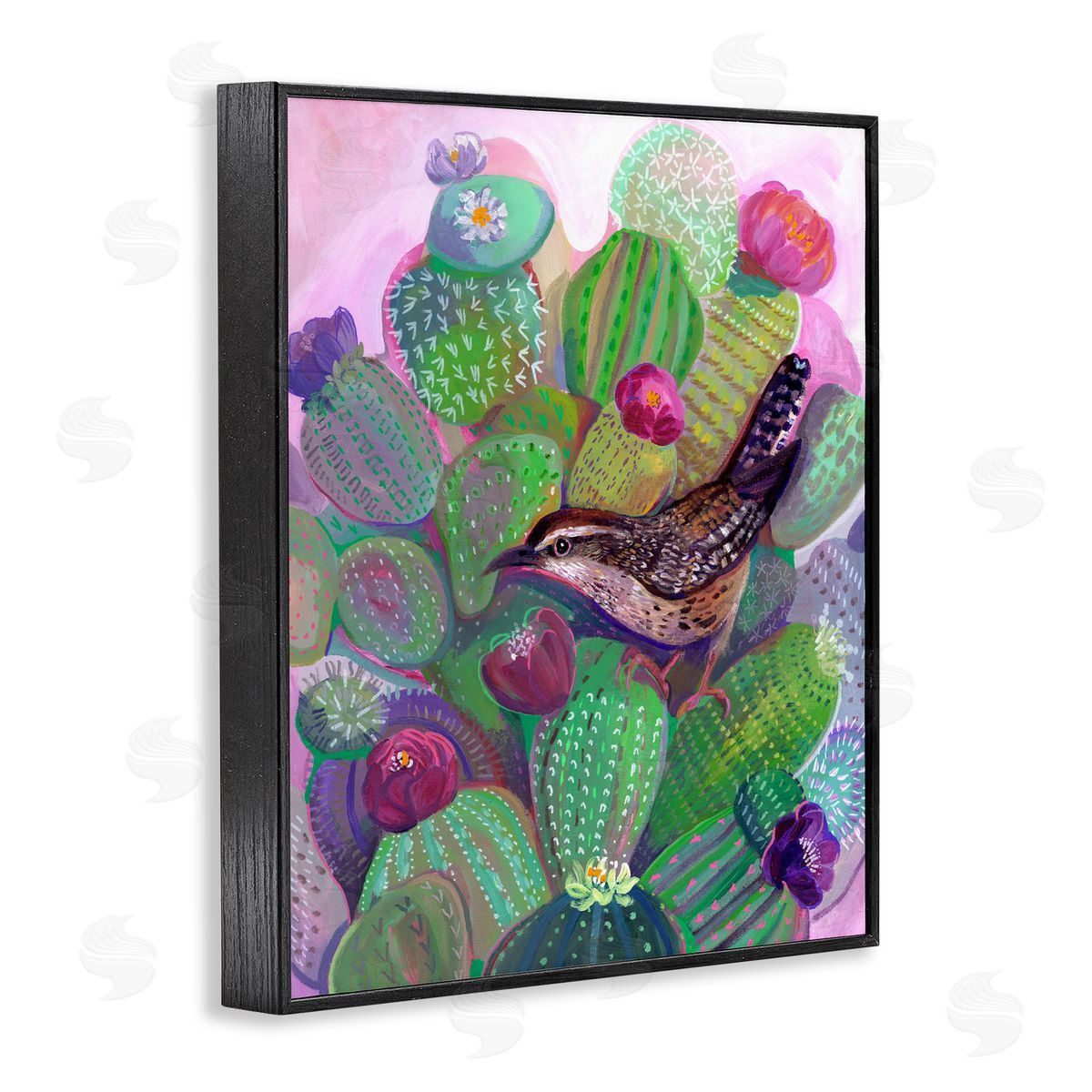 Ashley Davis Desert Day Dream Bird Black Framed Giclee Print Wall Art