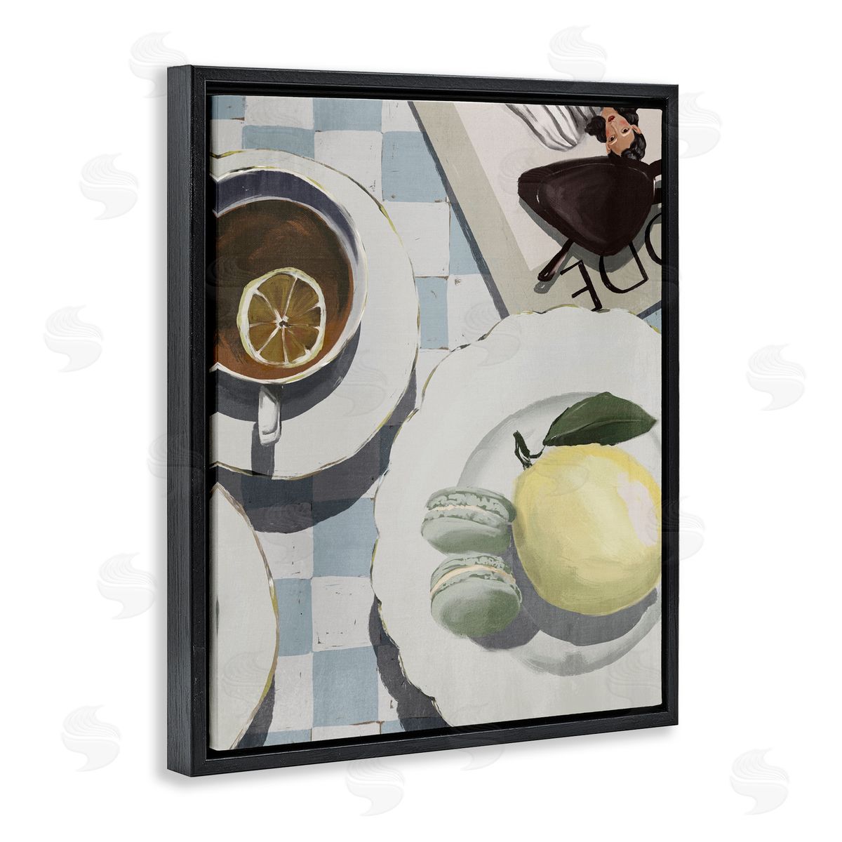 Anna Lischenko Italian Morning Coffee Tabletop Canvas Wall Art Print