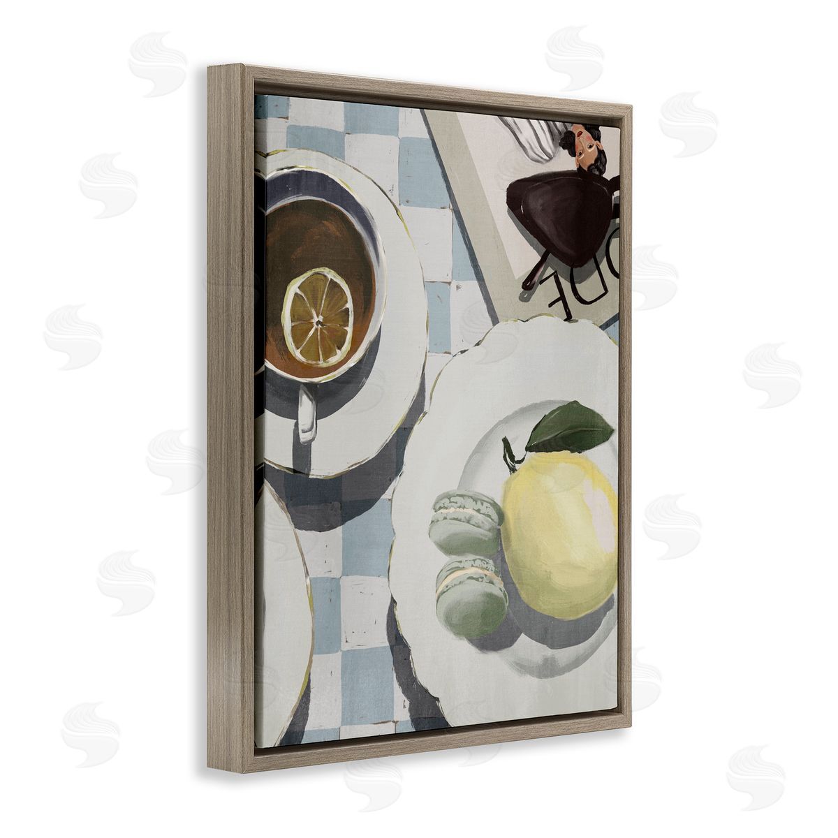 Anna Lischenko Italian Morning Coffee Tabletop Canvas Wall Art Print