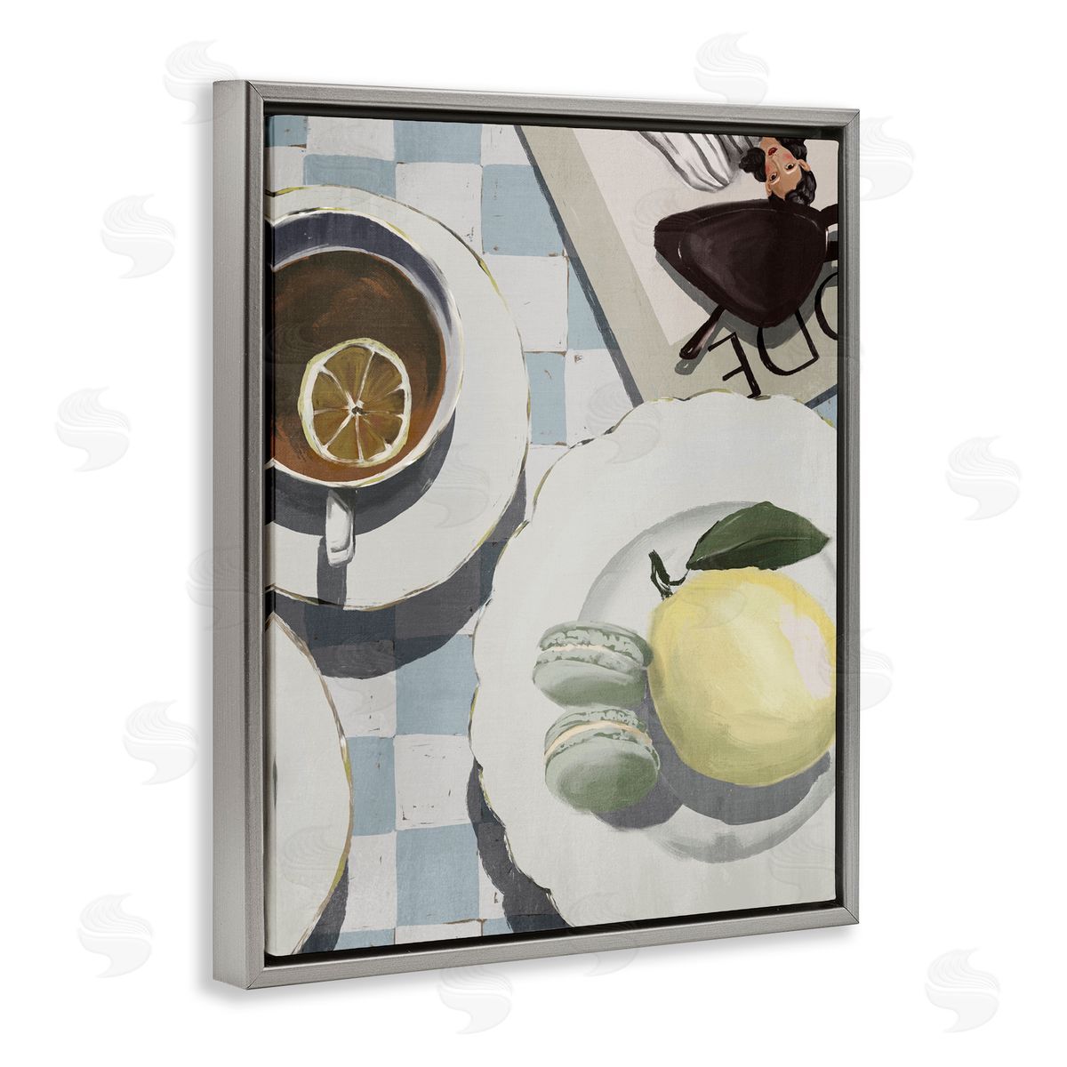 Anna Lischenko Italian Morning Coffee Tabletop Canvas Wall Art Print