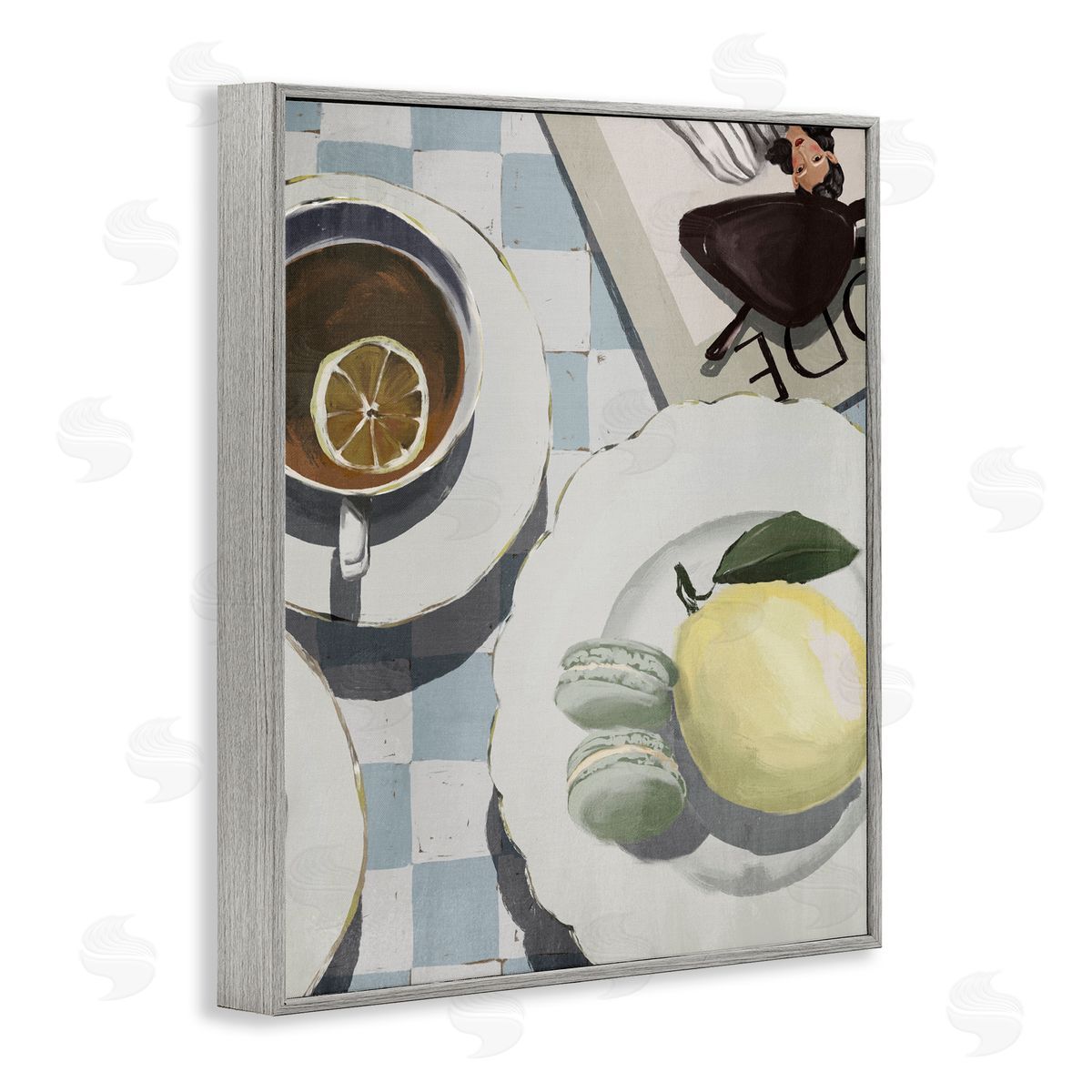 Anna Lischenko Italian Morning Coffee Tabletop Canvas Wall Art Print